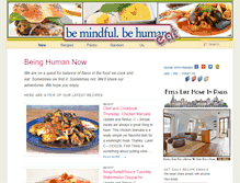 Tablet Screenshot of bemindfulbehuman.com